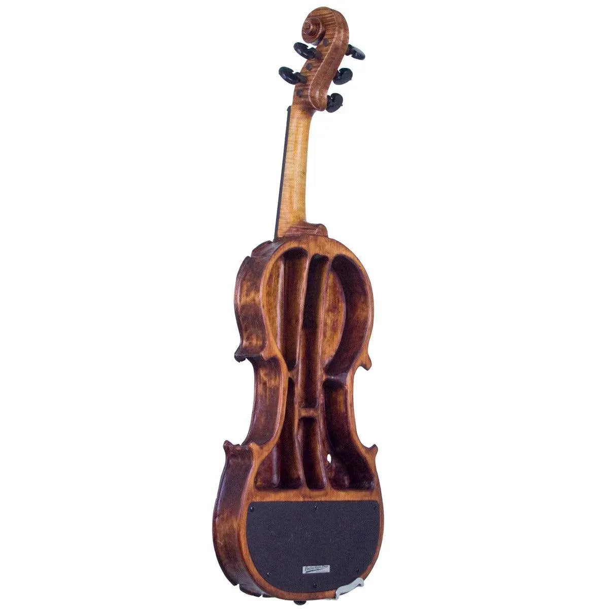 Stratton Gypsy 5-string electric violin, Antiqued Gypsy Finish, with Starfish Designs bridge - Image 6