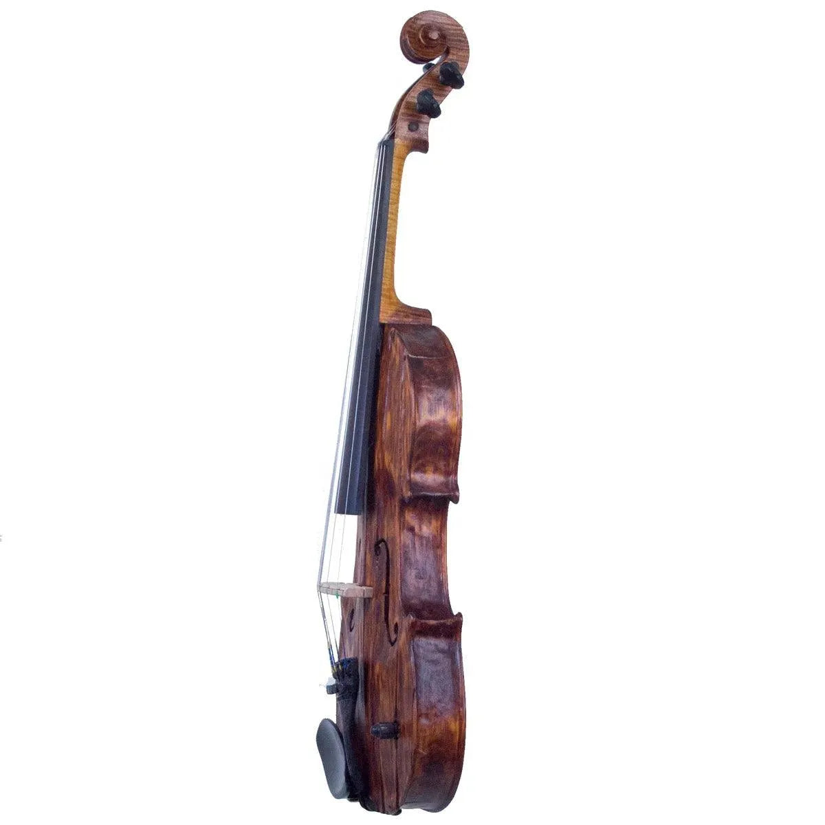 Stratton Gypsy 5-string electric violin, Antiqued Gypsy Finish, with Starfish Designs bridge - Image 7