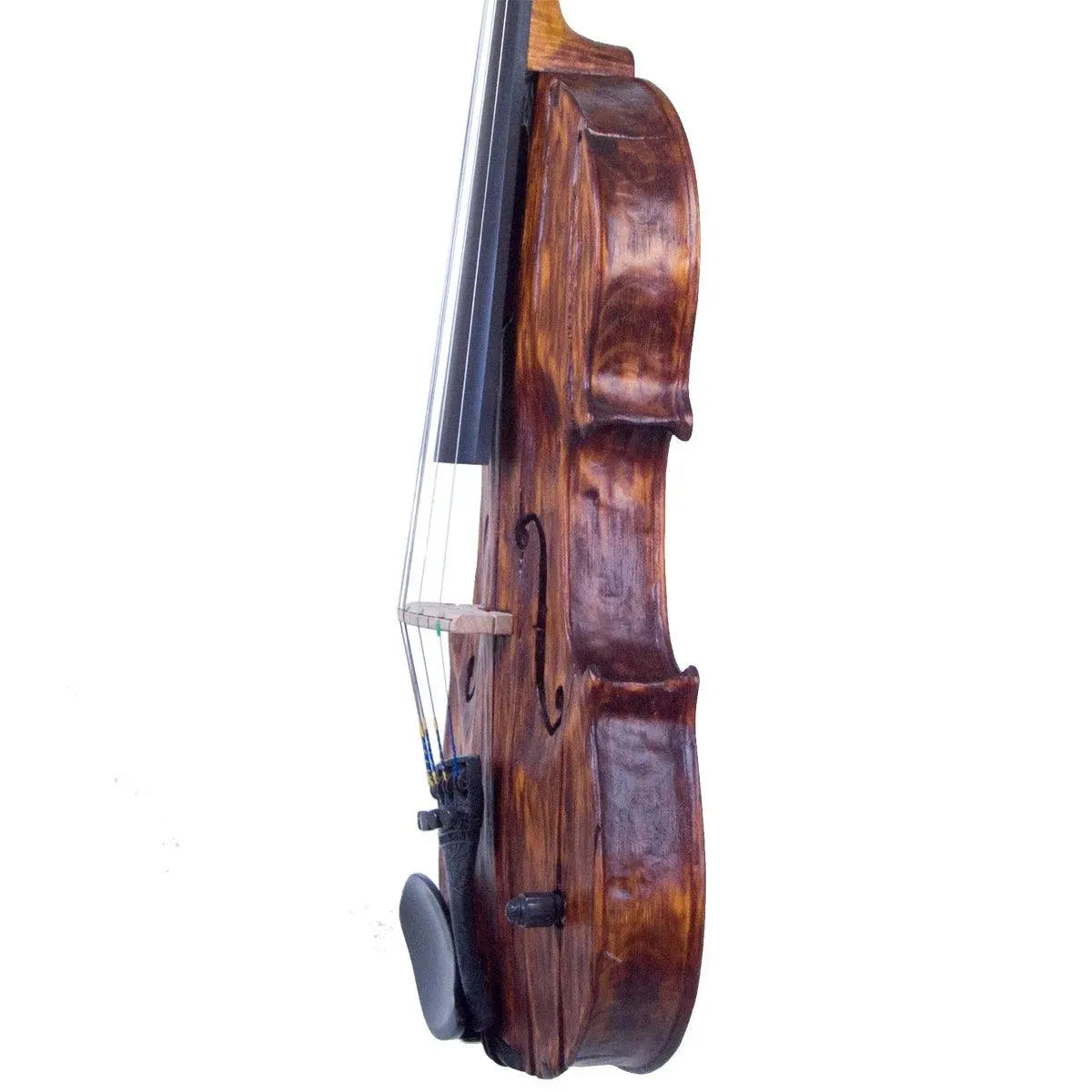 Stratton Gypsy 5-string electric violin, Antiqued Gypsy Finish, with Starfish Designs bridge - Image 15