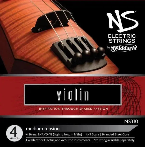 D'Addario NS Electric 4-string violin string set