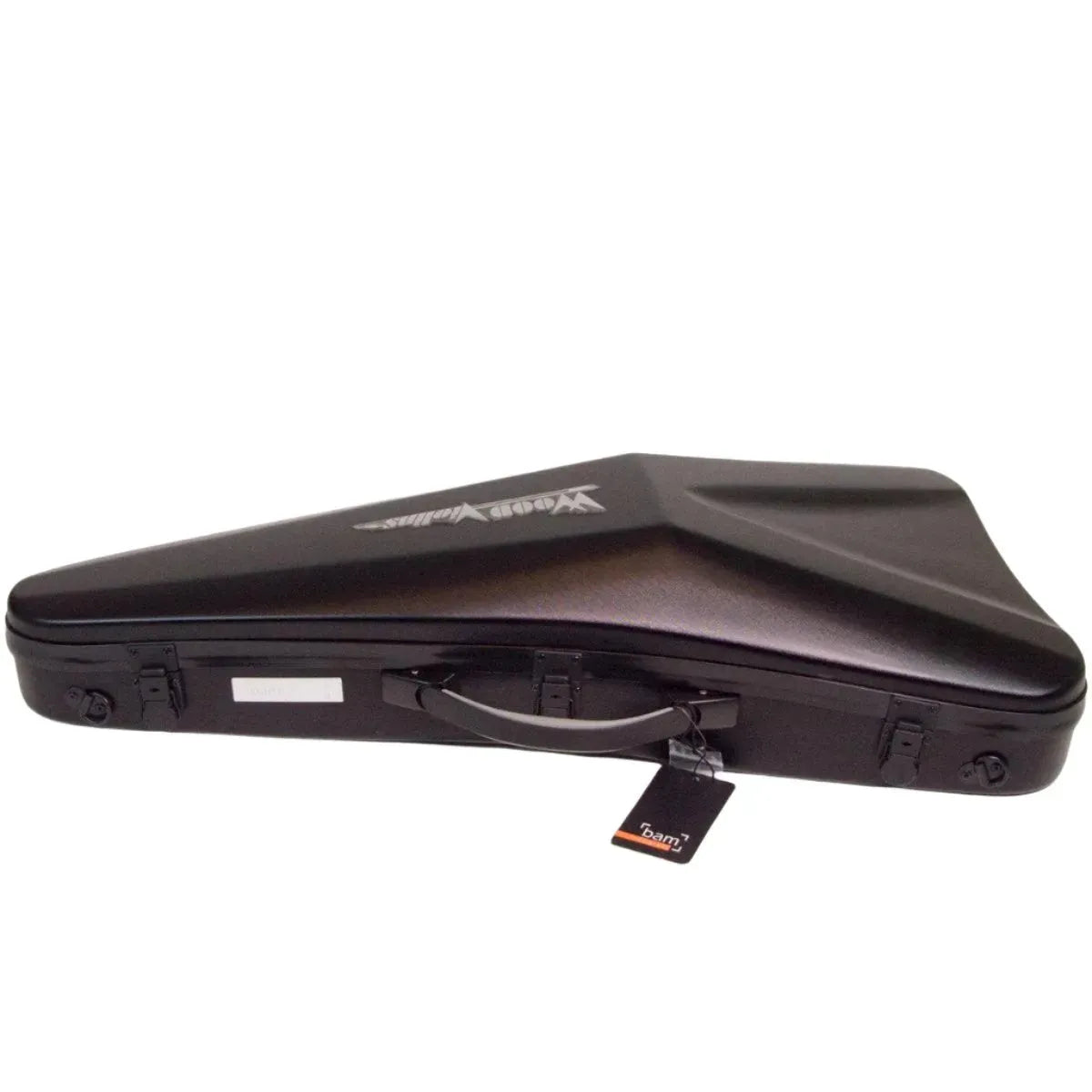 Wood Violins custom Bam Viper hard case, black/carbon fiber - Image 5