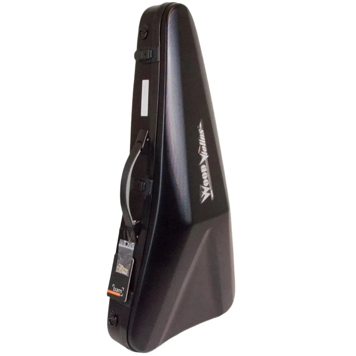 Wood Violins custom Bam Viper hard case, black/carbon fiber