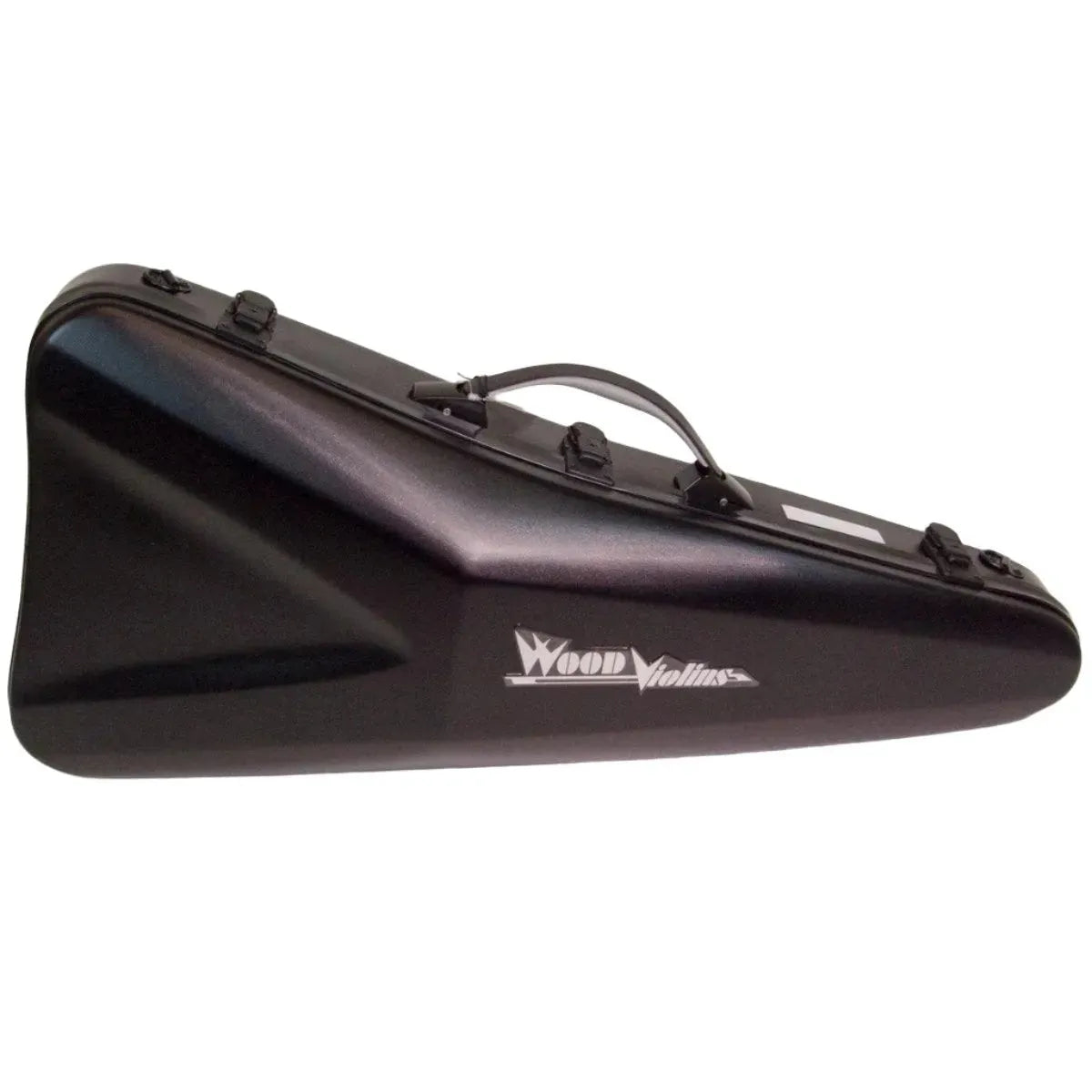 Wood Violins custom Bam Viper hard case, black/carbon fiber - Image 2