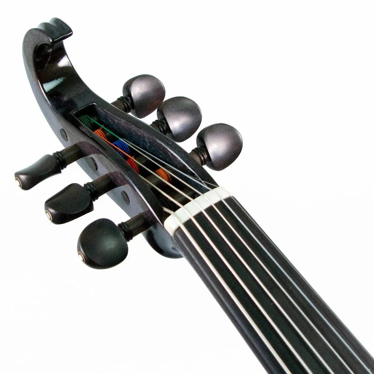 Volta Violinatron V6-R 6-string hybrid violin with built-in speakers & reverb, red - Image 7