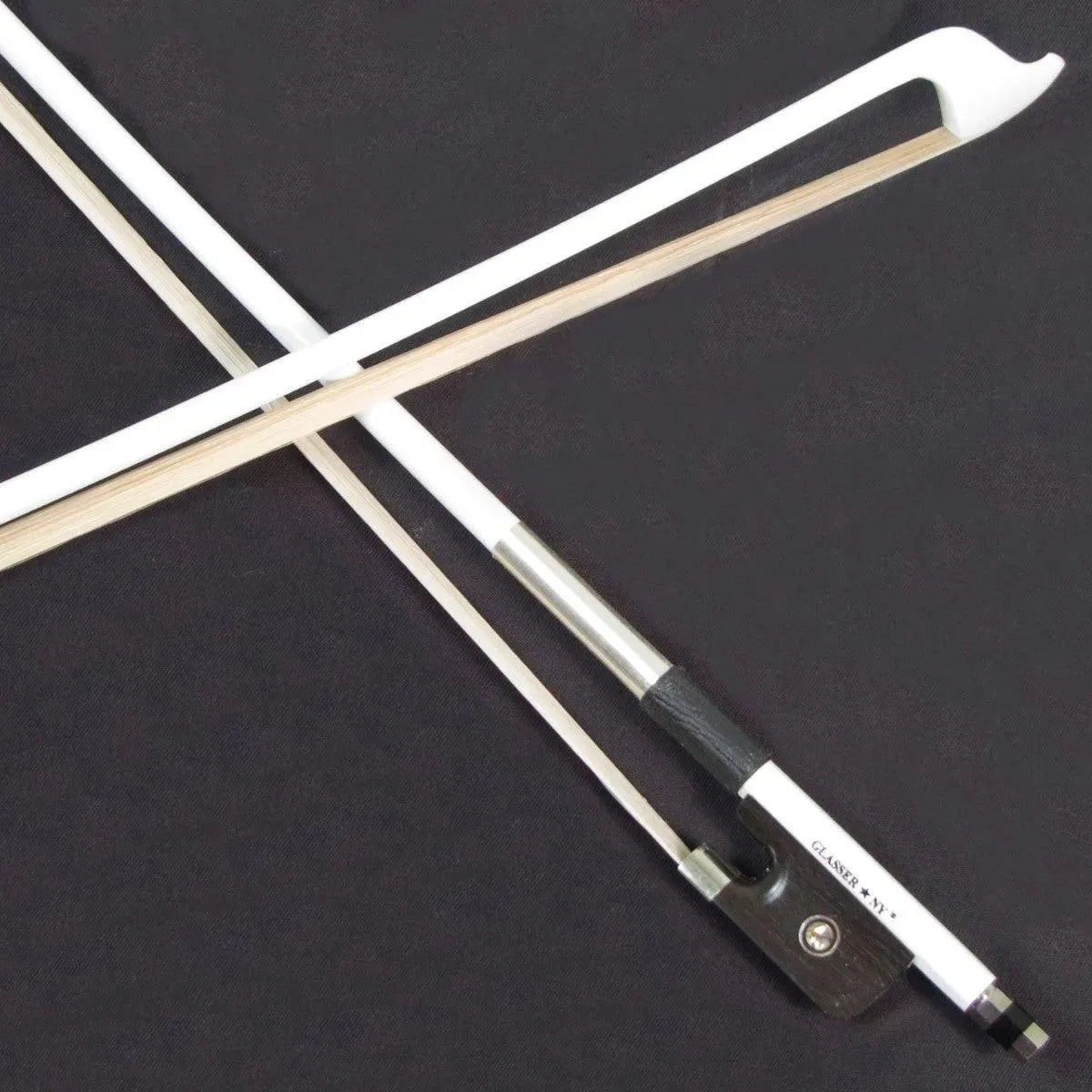 Glasser 4000CG Carbon Graphite 4/4 Cello Bow, White