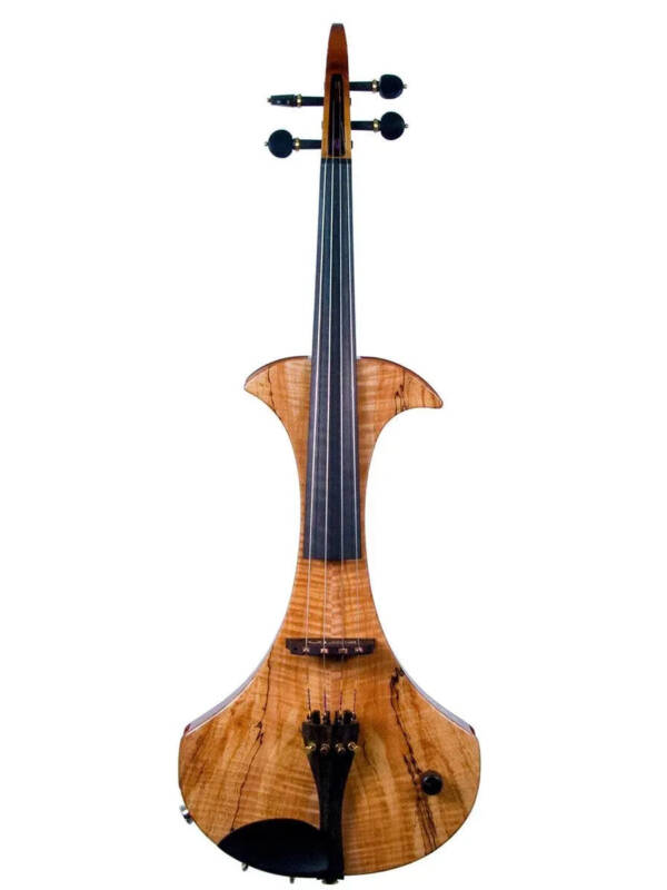 ZETA Jazz Modern 16-inch VIOLA with MIDI OUT, spalted flamed maple