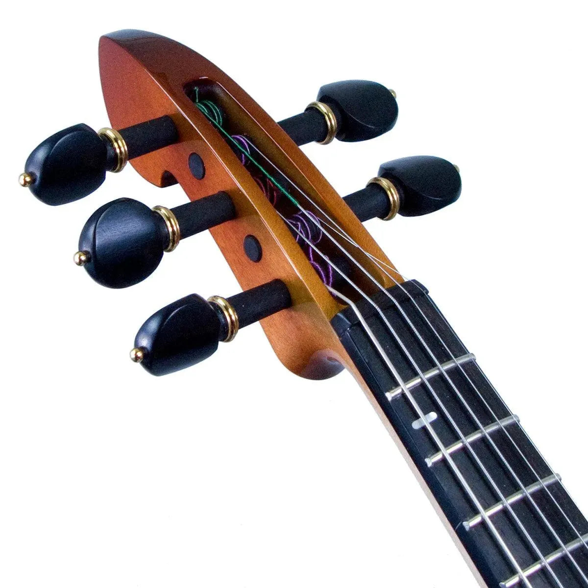 ZETA JV45 Jazz Fusion 5-string fretted electric violin, roasted honey maple - Image 7