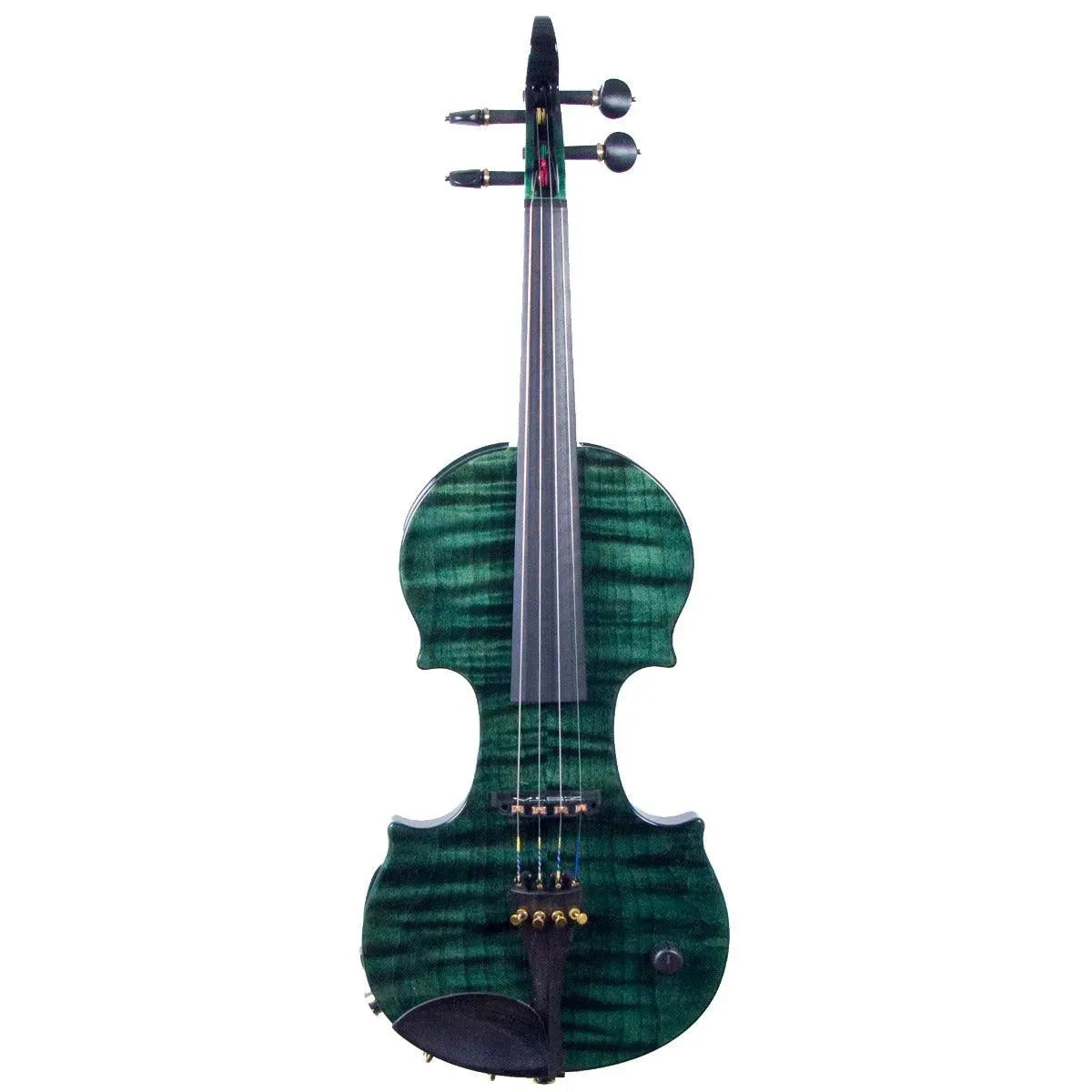 ZETA CV44 Jazz Classic violin, Transparent Green Flamed Maple