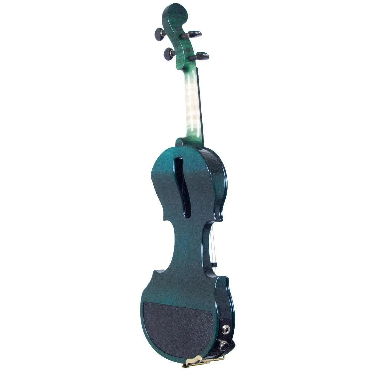 ZETA CV44 Jazz Classic violin, Transparent Green Flamed Maple - Image 4