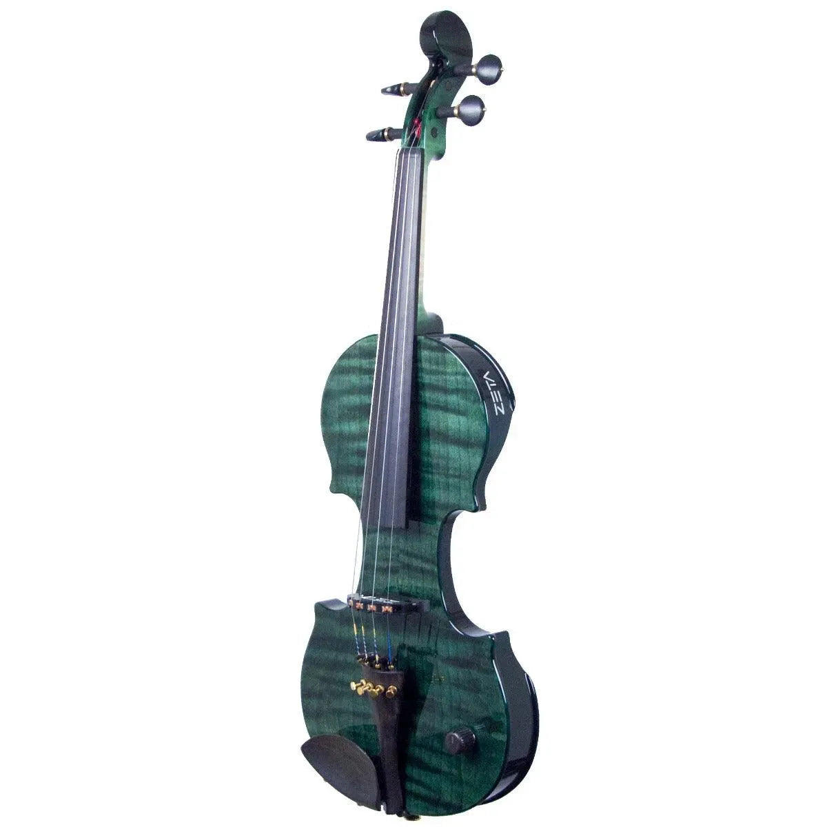 ZETA CV44 Jazz Classic violin, Transparent Green Flamed Maple - Image 8