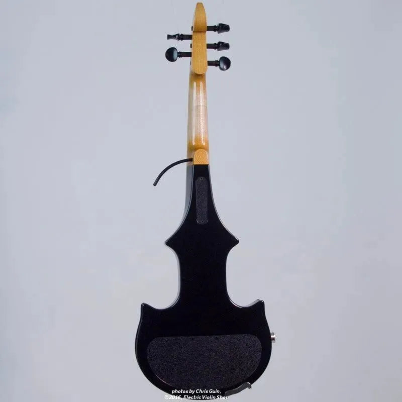 ZETA JV45 Jazz Fusion 5-string electric violin, Gloss Black - Image 6