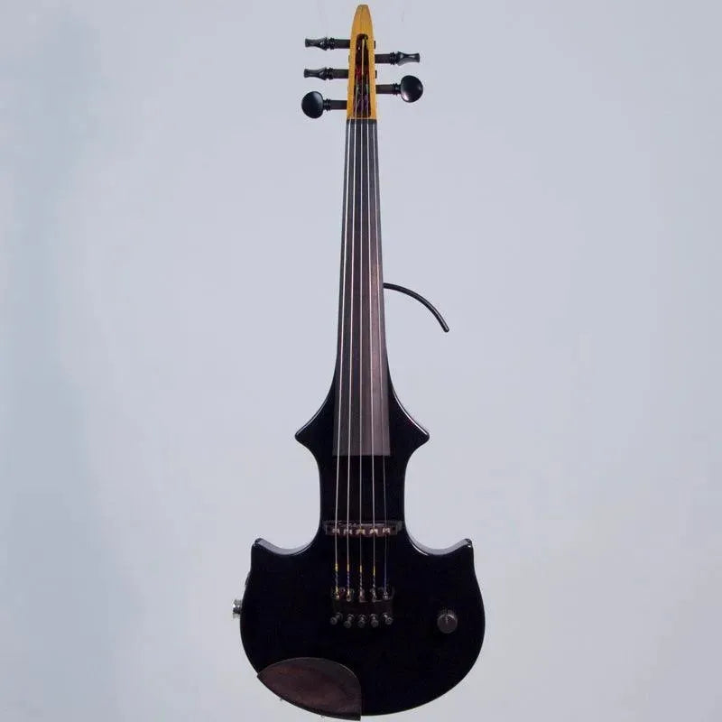 ZETA JV45 Jazz Fusion 5-string electric violin, Gloss Black - Image 2