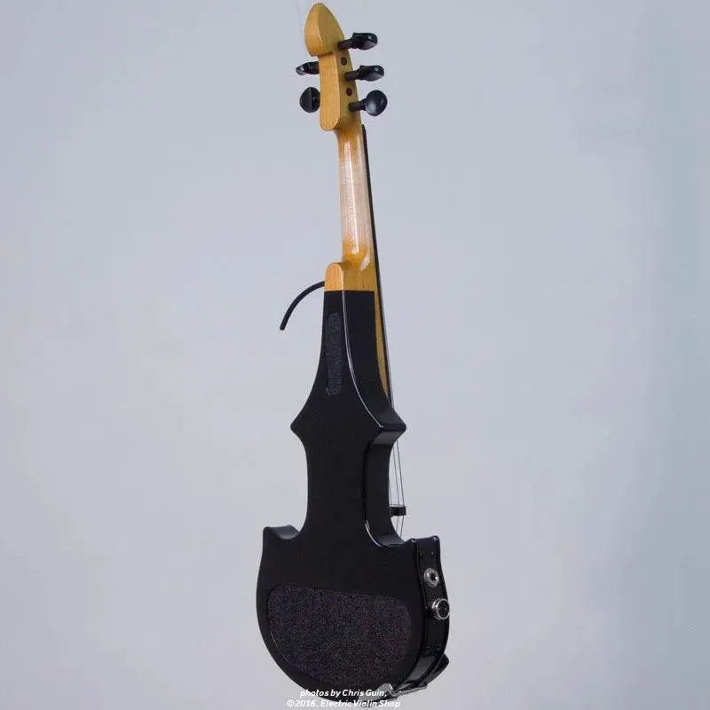 ZETA JV45 Jazz Fusion 5-string electric violin, Gloss Black - Image 5