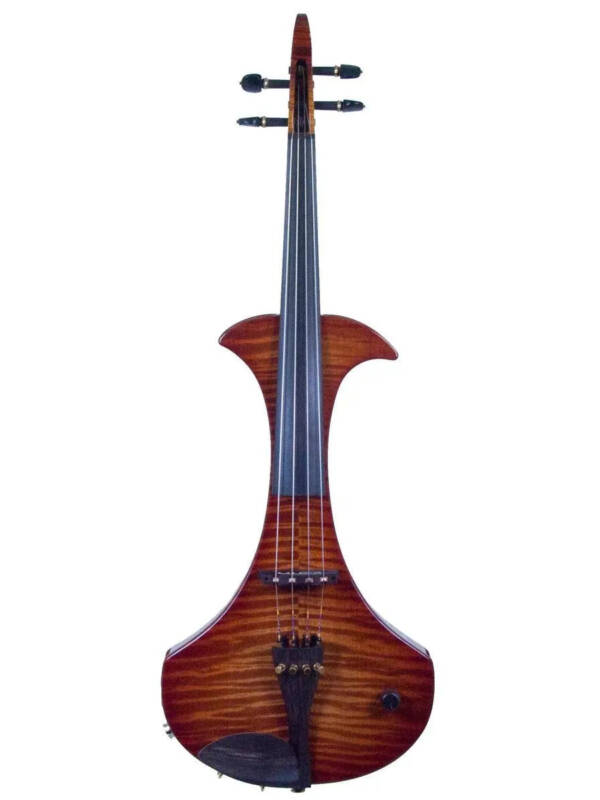 ZETA Jazz Modern 16-inch VIOLA, roasted flamed maple top, Light Cremona Burst finish
